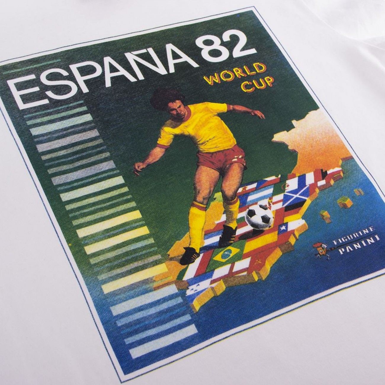 Copa Panini Heritage Fifa World Cup Spanien WM 1982 T-Shirt NEU 93456 