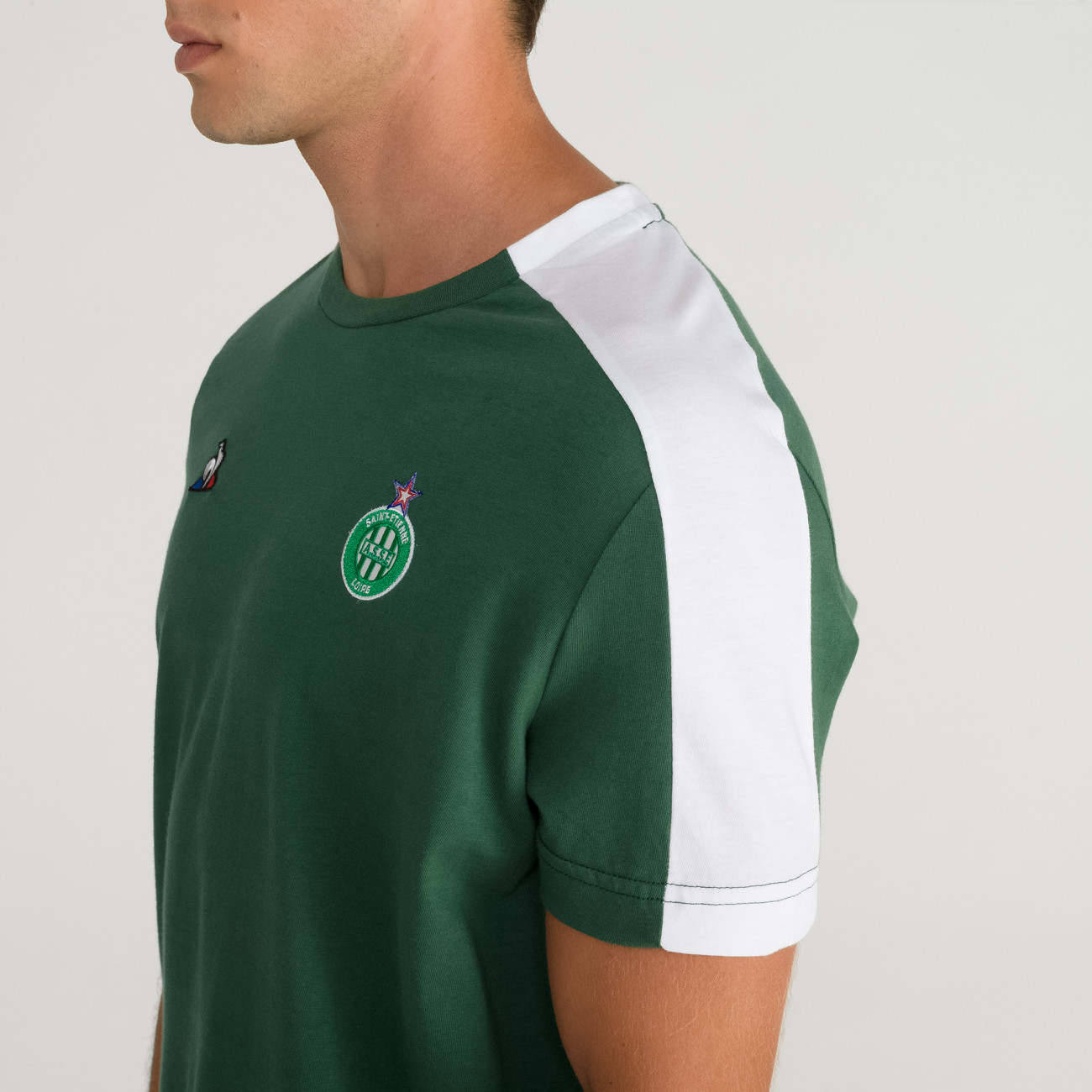 ASSE Saint Etienne Fanwear T Shirt Retrofootball