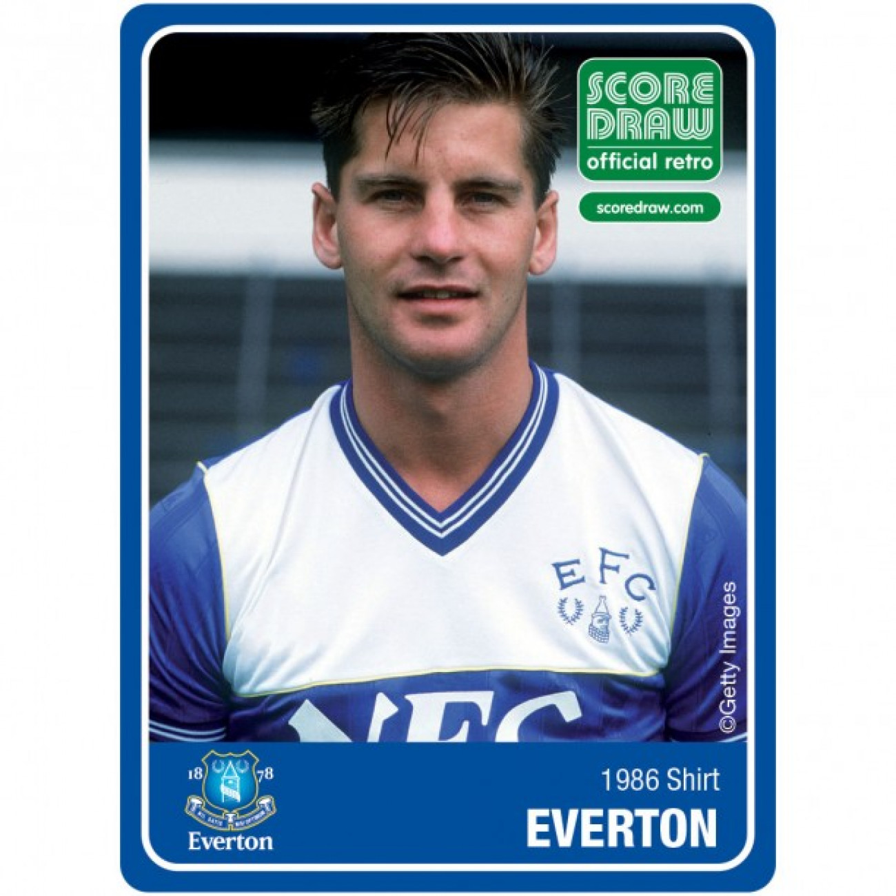 Everton 1986 Retro Shirt Retrofootball