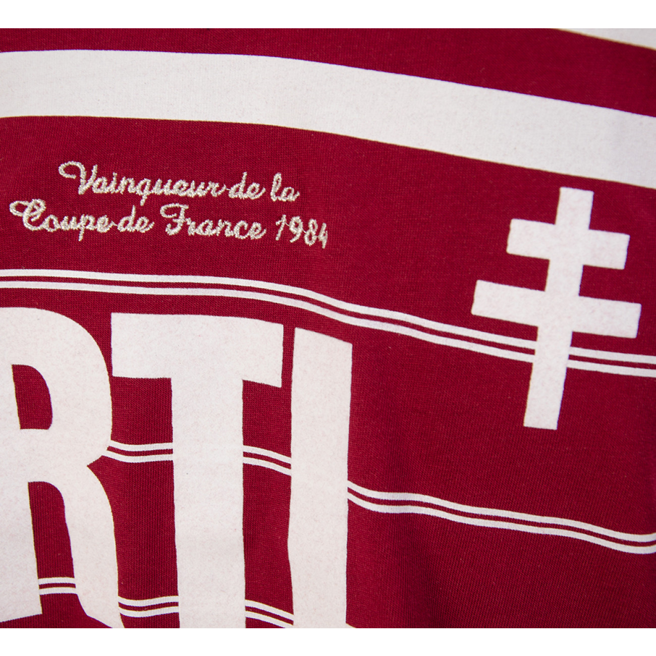 Fanion Vintage FC Metz – Ligue 1 Retro, Fabriqué En France