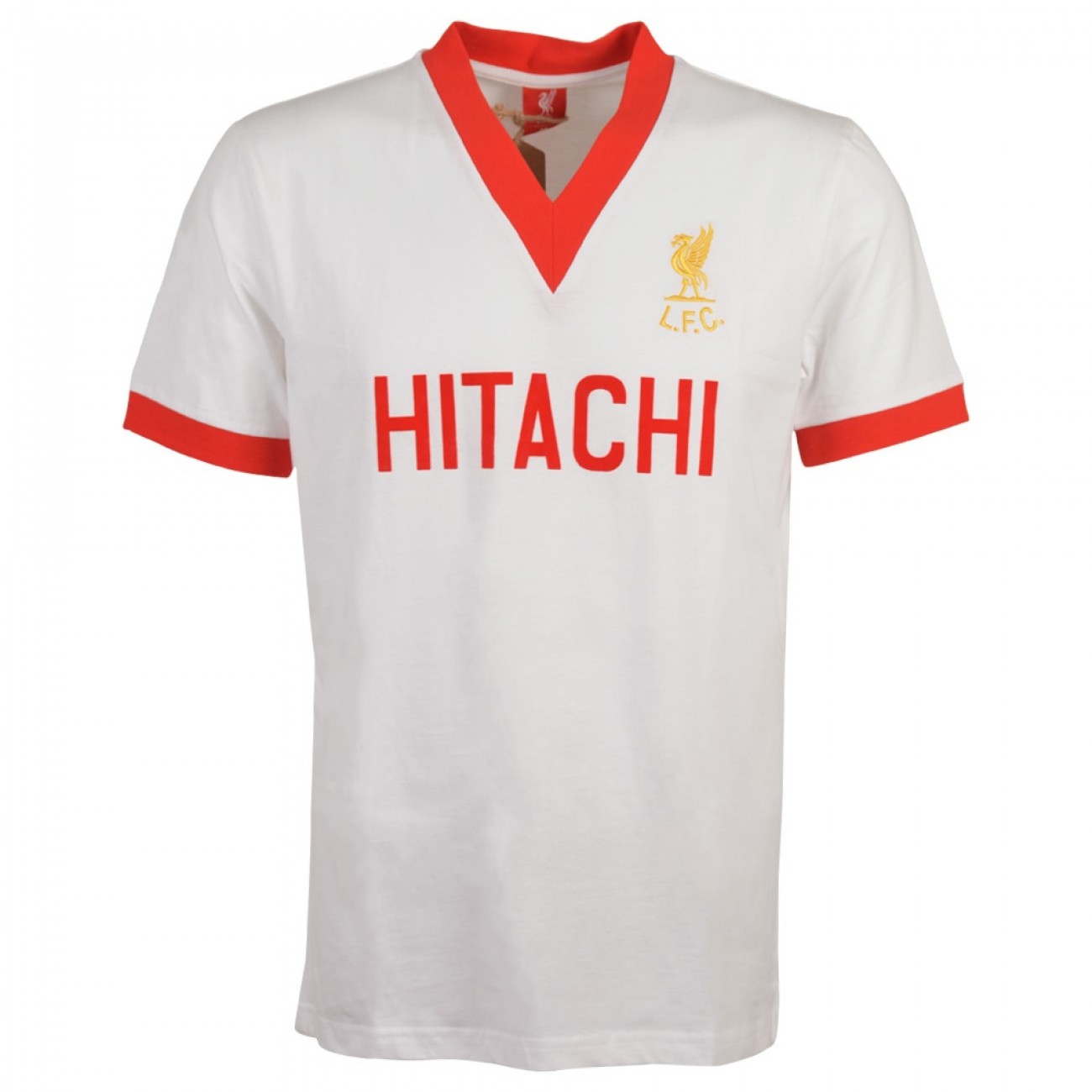 Liverpool FC Mens Retro 1978 Hitachi Home Shirt LFC Official 