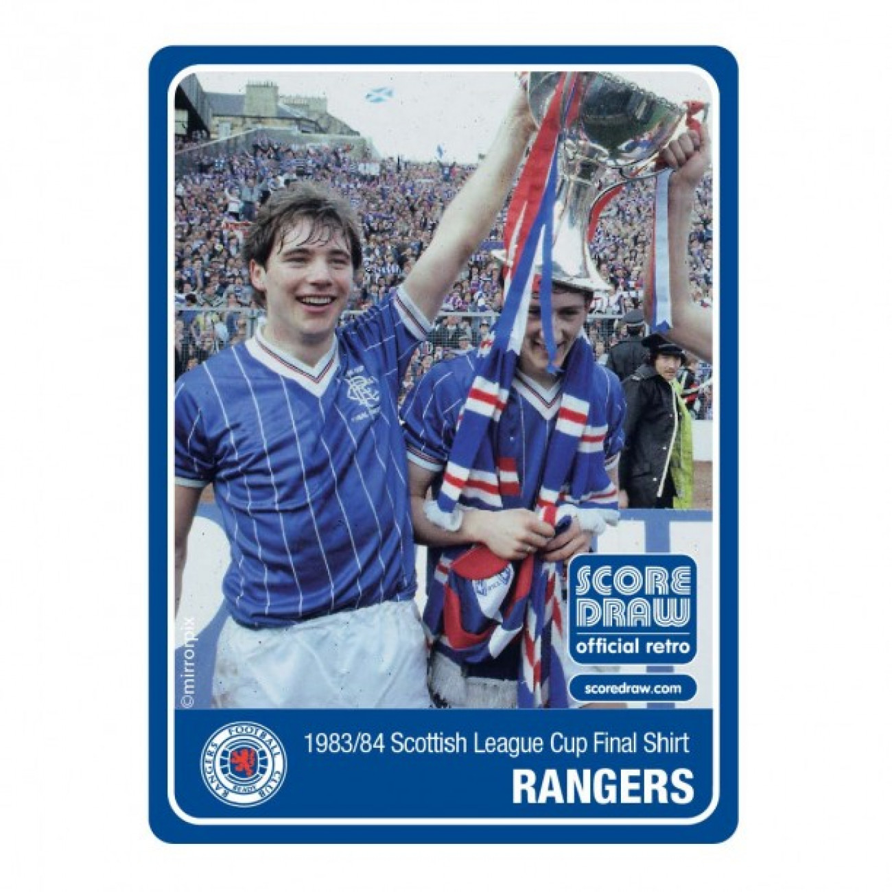 Rangers 1980/81 Retro Shirt Scottish 