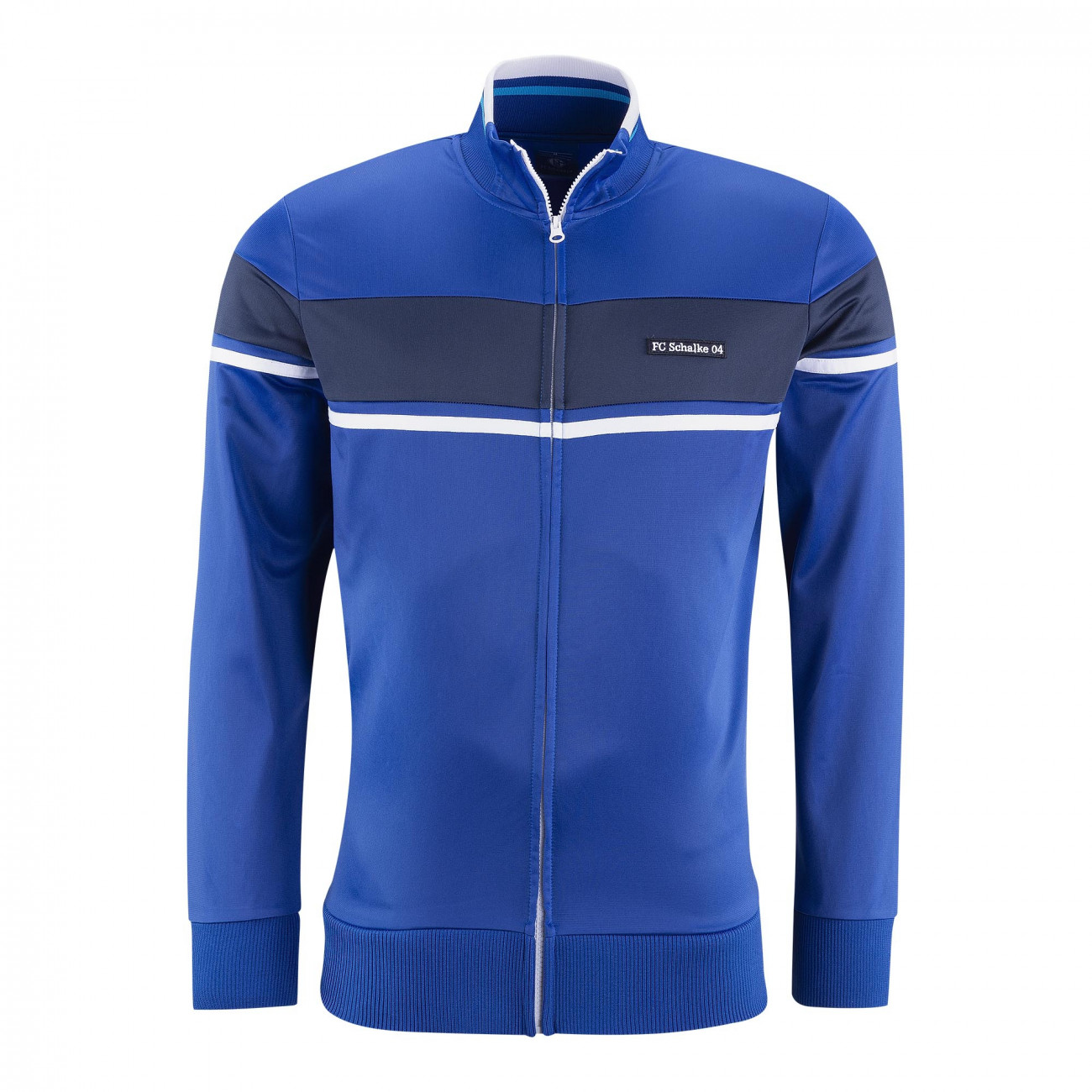 Schalke 04 Retro Jacket Blue Retrofootball