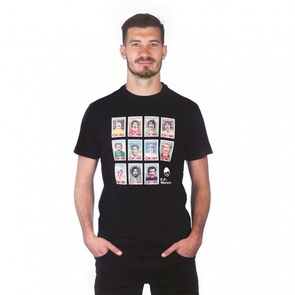 Moustache Dream Team T-Shirt | Black