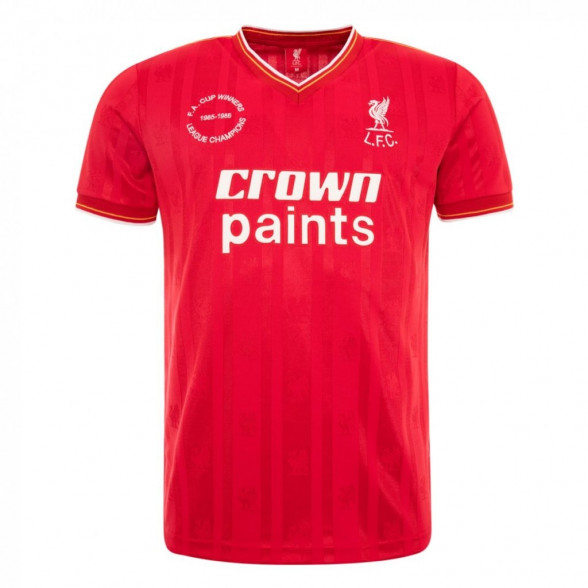Liverpool Retro Shirt 1986 FA Cup Winners Retrofootball