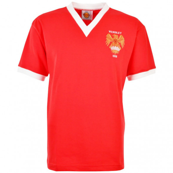 Manchester United 1958 FA Cup Final football shirt