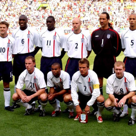 England 2002 football shirt