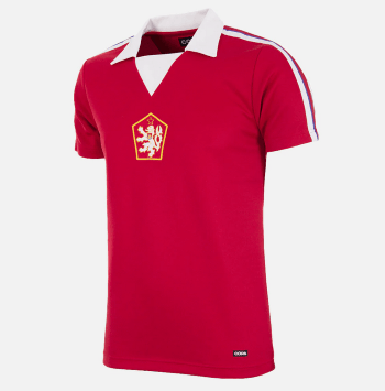 Camiseta retro Checoslovaquia 1976 Panenka Camiseta futbol retro Checoslovaquia 1976 Panenka