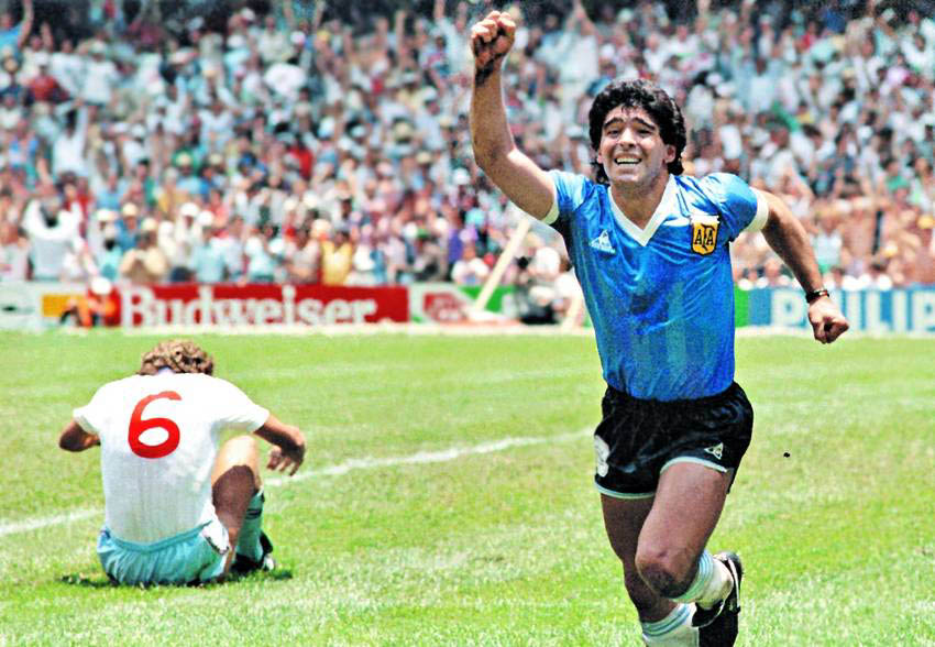 Maradona-Hand of God and Goal of the Century