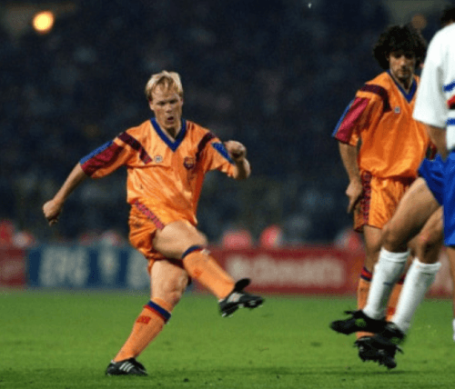 RONALD KOEMAN FC BARCELONA CHAMPIONS LEAGUE 1992 WINNING GOAL