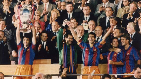alexanko zubizarreta guardiola goikoetxea laudrup FC Barcelona Wembley Copa de Europa 1992
