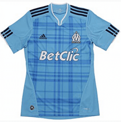 Camiseta Olympique Marsella 2010-2011 portero Adidas Camiseta Olympique Marsella 2010-2011 portero Adidas