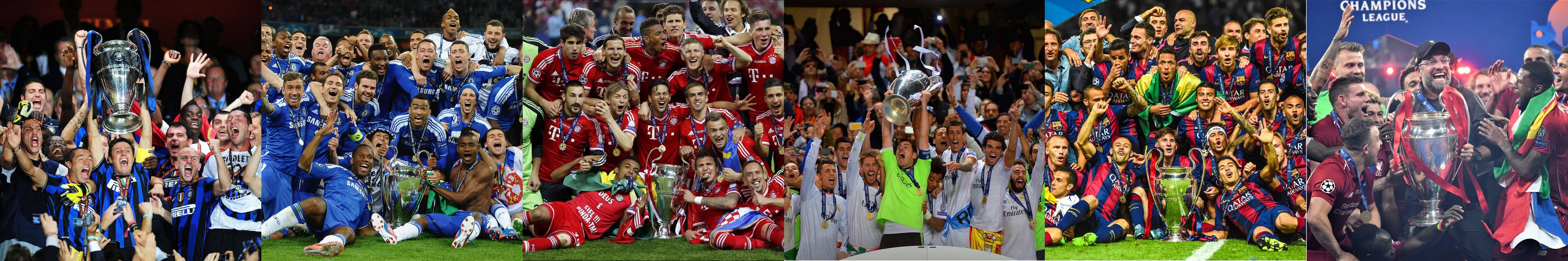 Champions League winners 2010s